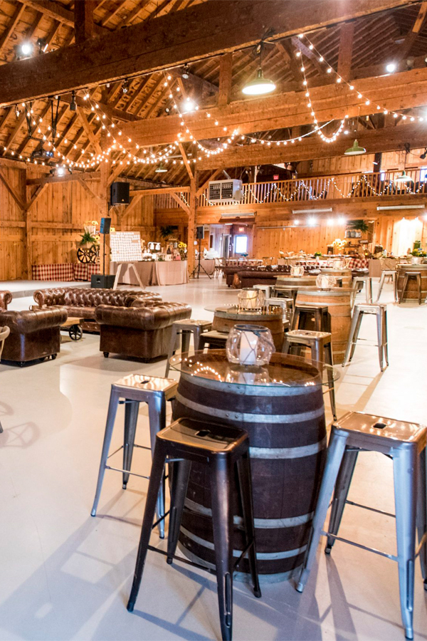The Gambrel Barn - Preferred venues, events and weddings with Cater Me Please.